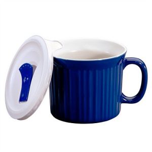 CorningWare® 20-ounce Blue Meal Mug  with Vented Lid