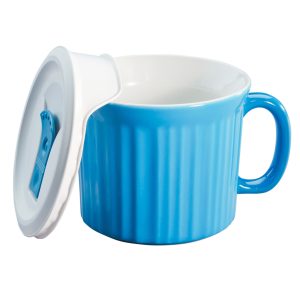CorningWare® 20-ounce Light Blue Meal Mug  with Vented Lid